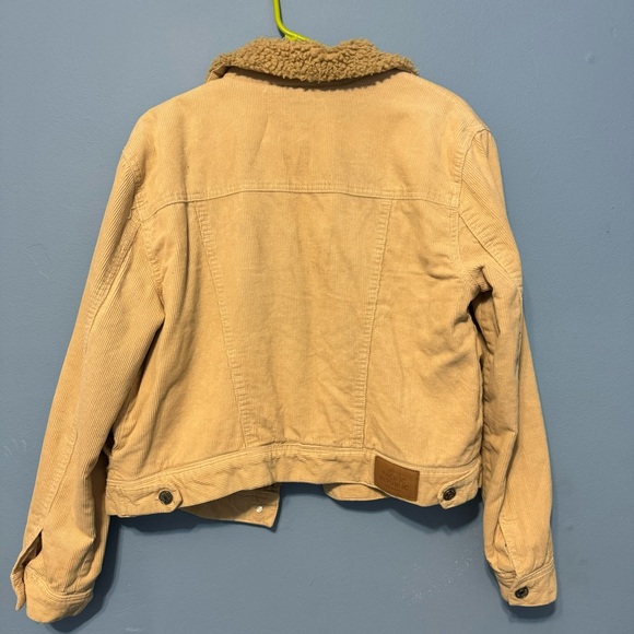 Cream button down corduroy jacket - Picture 3 of 4